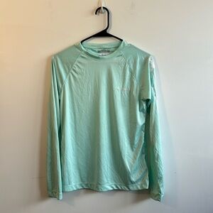 Columbia PFG womens teal long sleeve